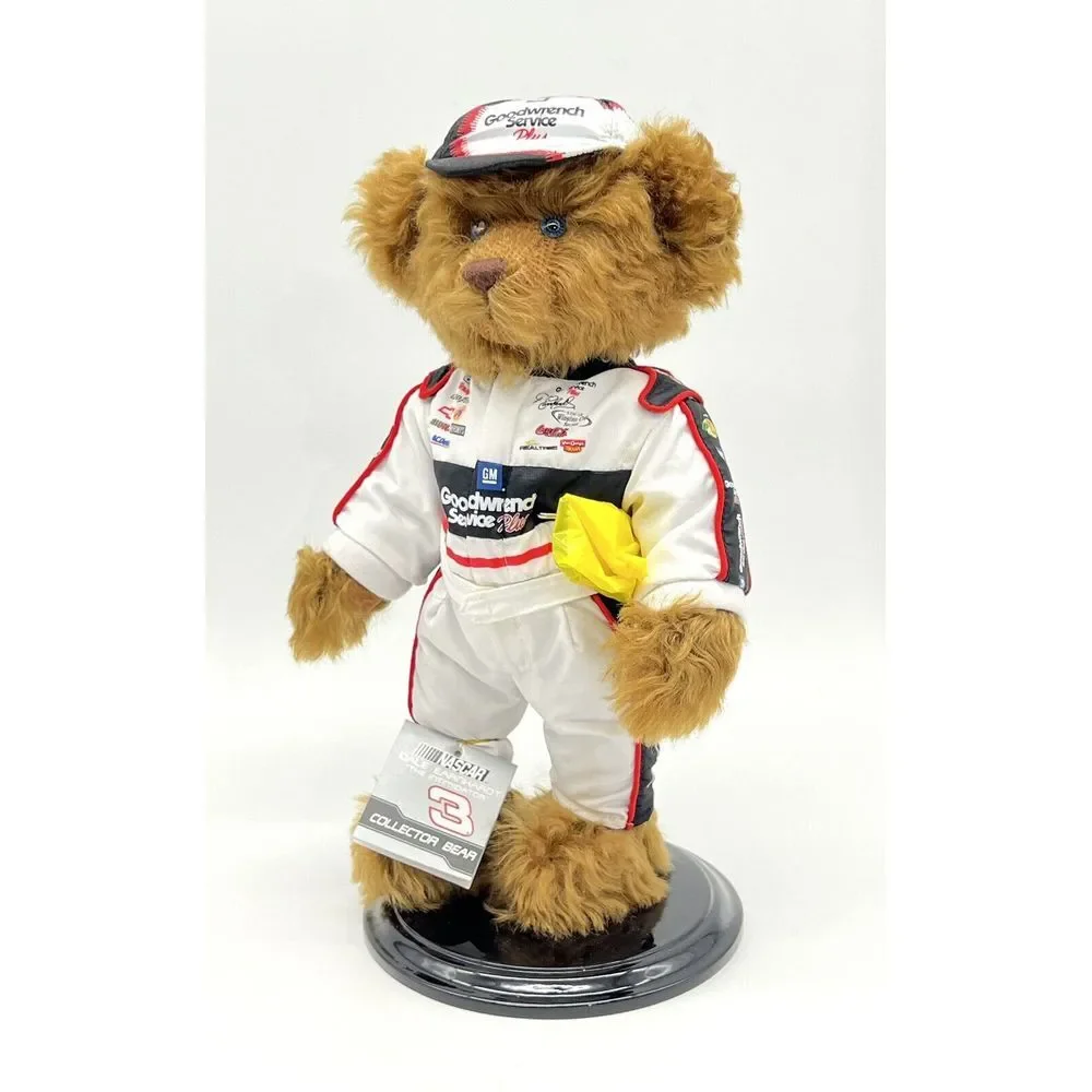 Nascar Dale Earnhardt Collector Bear Plush Franklin Mint 12